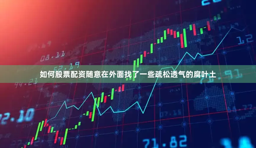 如何股票配资随意在外面找了一些疏松透气的腐叶土