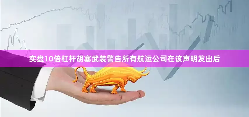 实盘10倍杠杆胡塞武装警告所有航运公司在该声明发出后