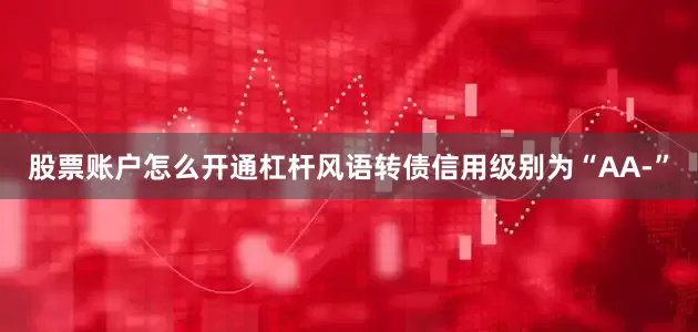 股票账户怎么开通杠杆风语转债信用级别为“AA-”